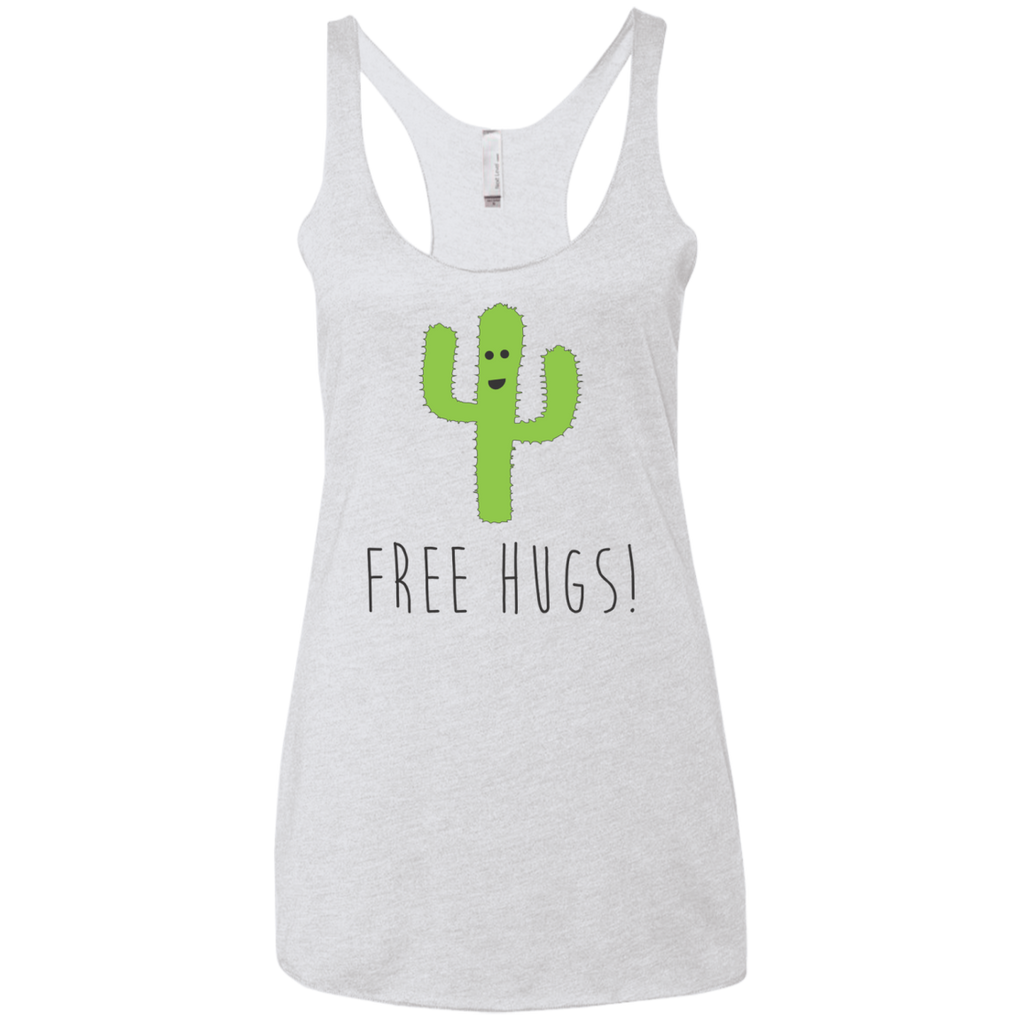 Free Hugs - Next Level Ladies' Triblend Racerback Tank