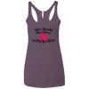 Beauty and Grace - Next Level Ladies' Triblend Racerback Tank