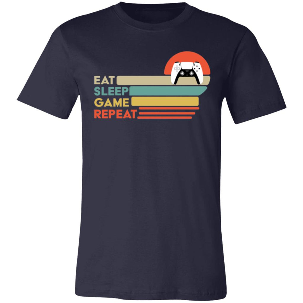 Eat Sleep Game Repeat Short-Sleeve T-Shirt