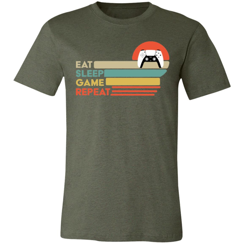 Eat Sleep Game Repeat Short-Sleeve T-Shirt