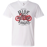 Ride So Hard Tshirt Anvil Men's Printed V-Neck T-Shirt